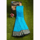 Exclusive Jacquard Embroidery Saree